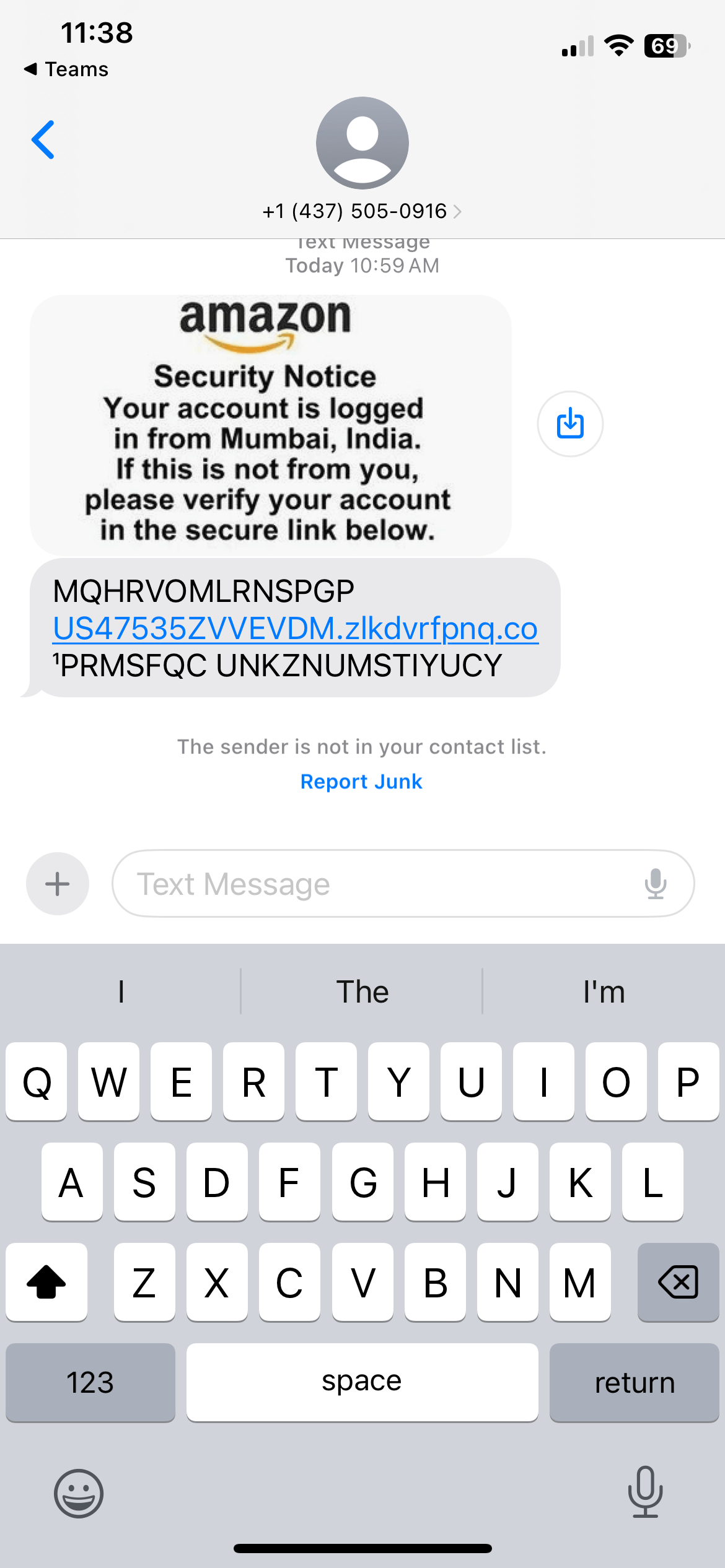 Amazon Text Scam - First Unitarian Universalist RVA