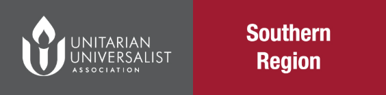 Logo of the Unitarian Universalist Association with the text "Southern Region."